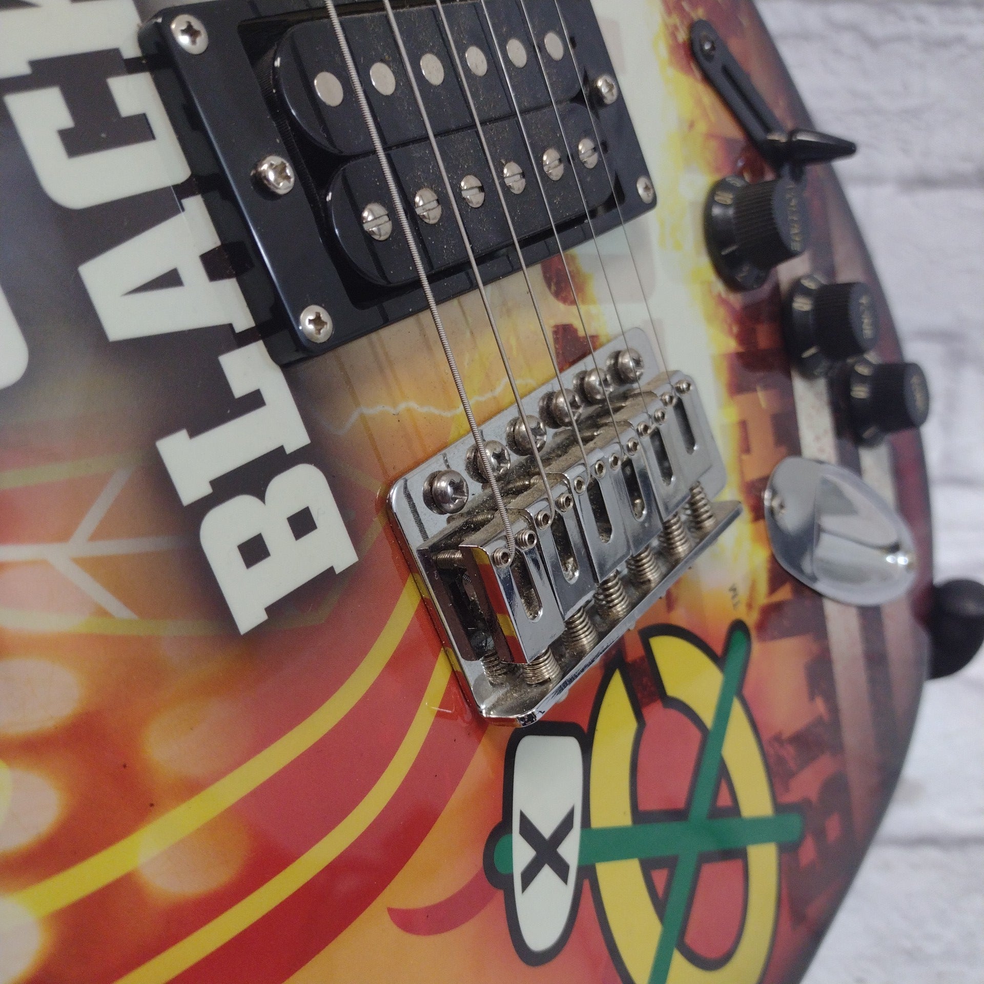 Woodrow Chicago Blackhawks HSS NHL Licensed Electric Guitar