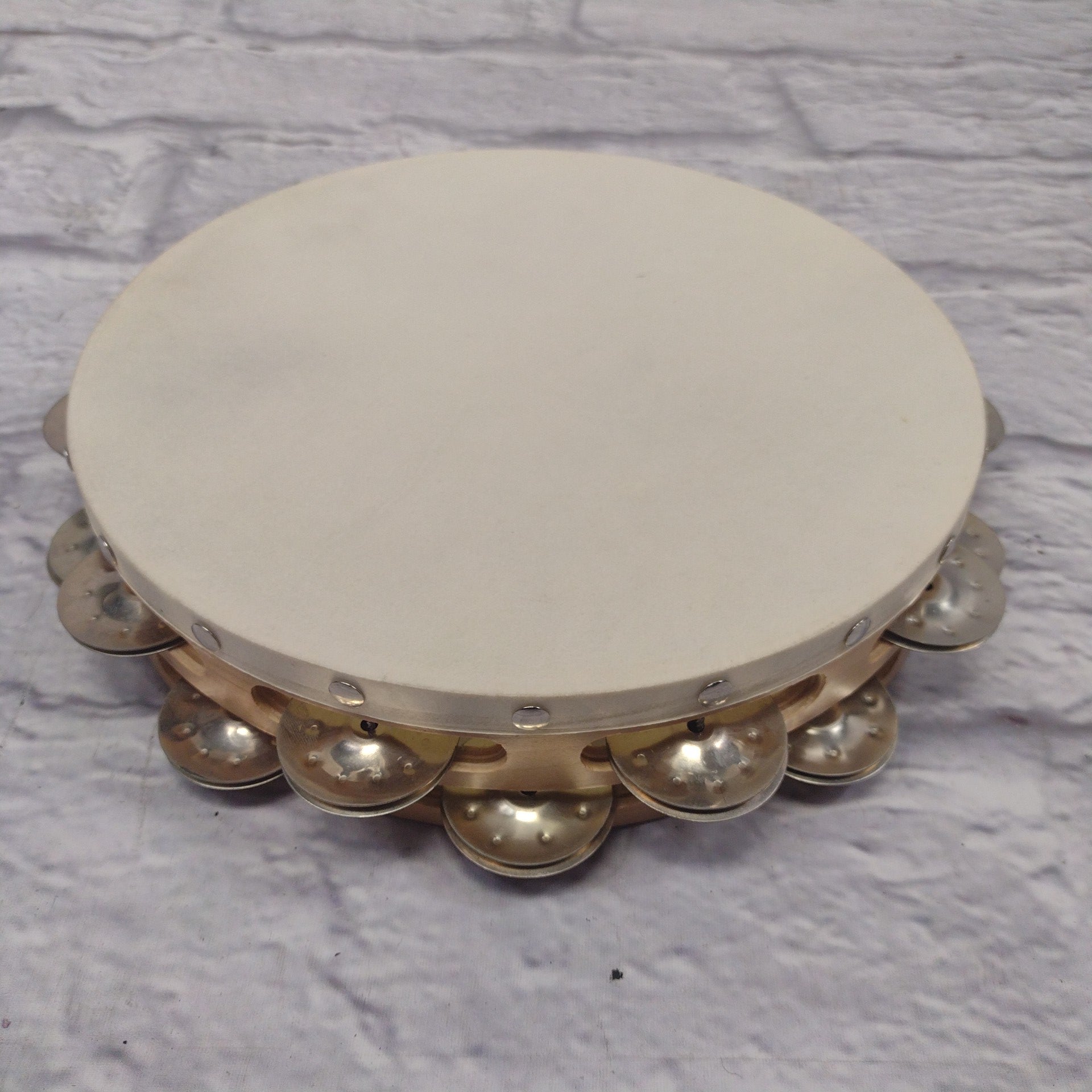 Unknown 10" Tambourine w/ Case
