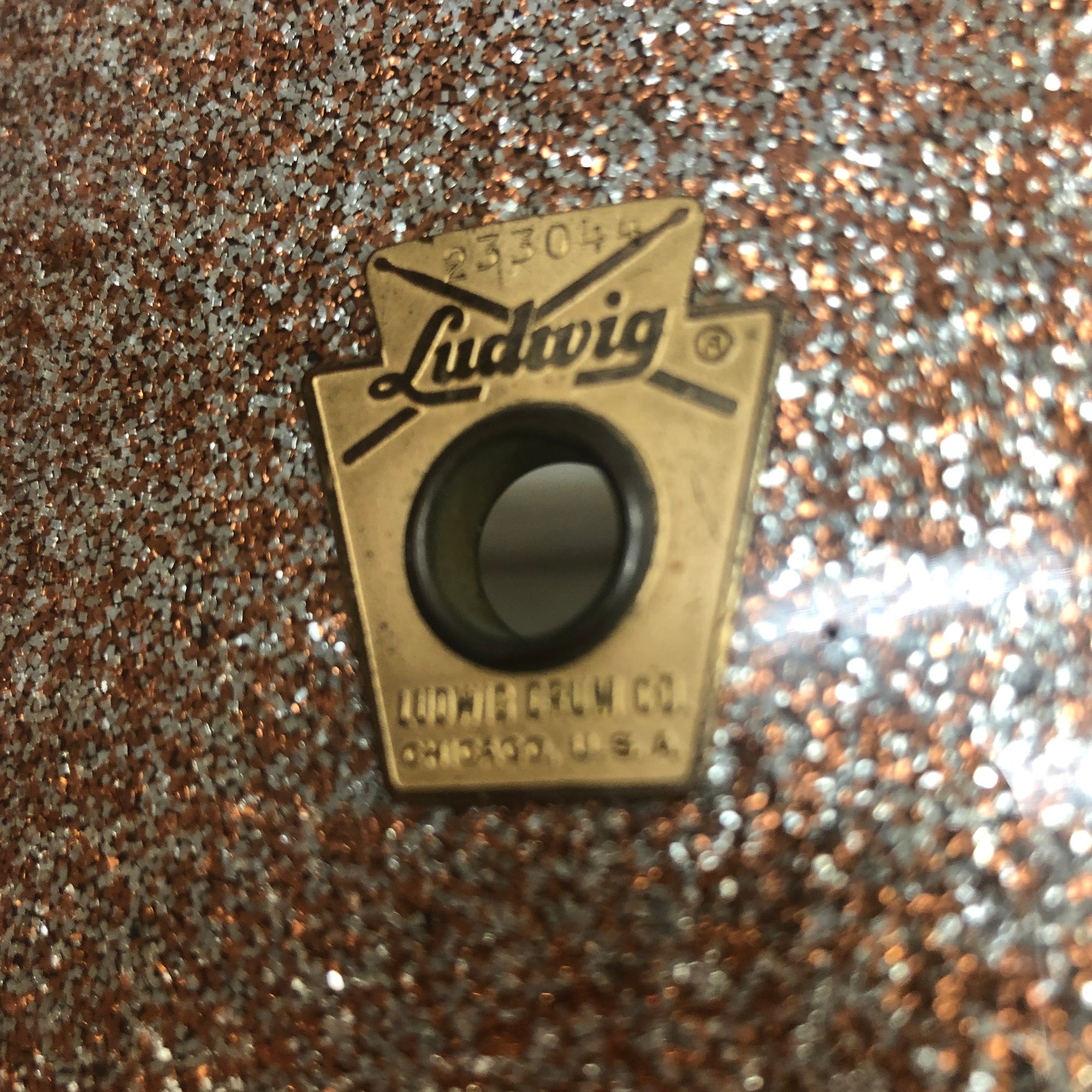 Ludwig Vintage 1966 13x9 Champagne Sparkle Rack Tom