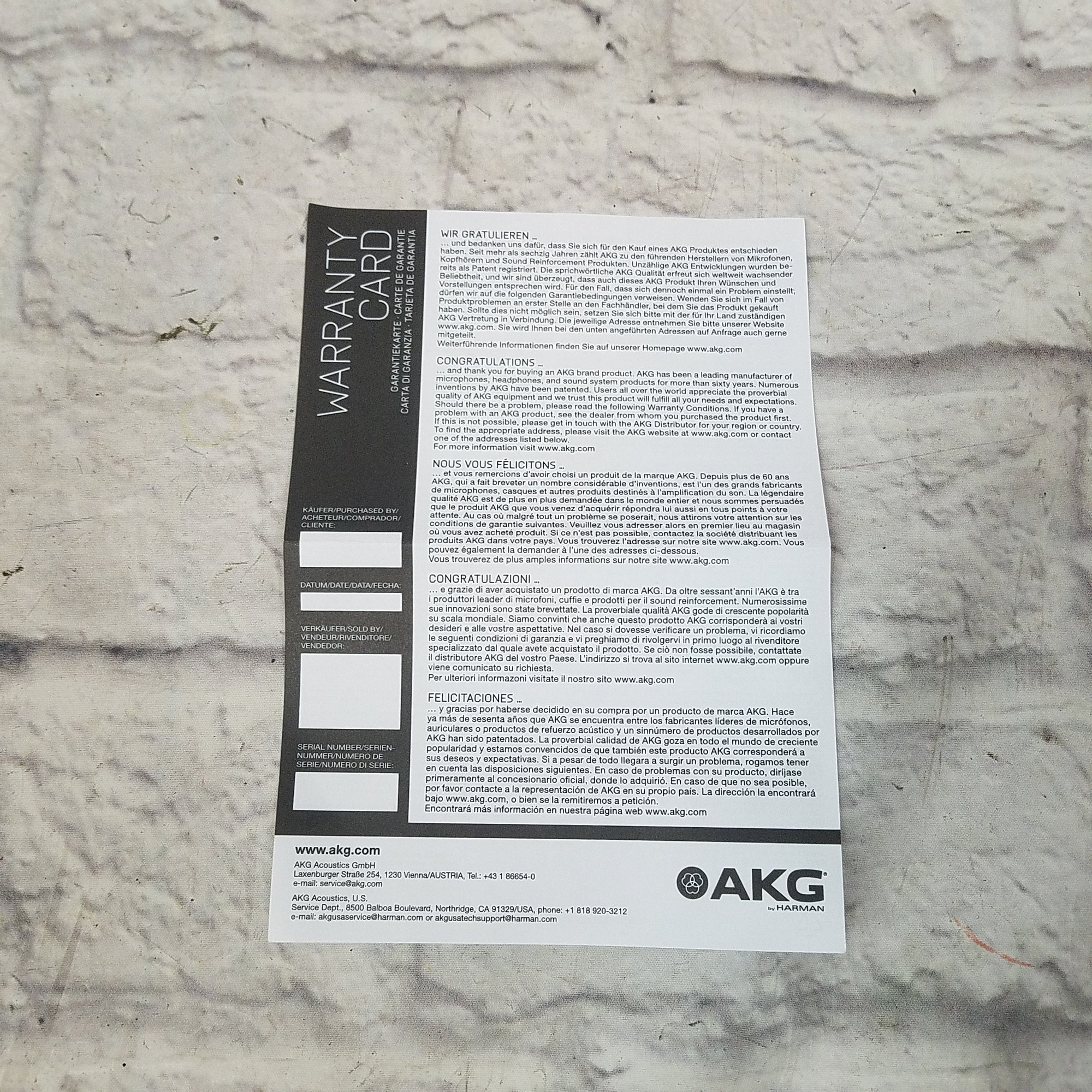 AKG M90 MKII Semi-Open Studio Headphones