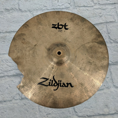 Zildjian ZBT 16" Crash Cymbal (Cracked)