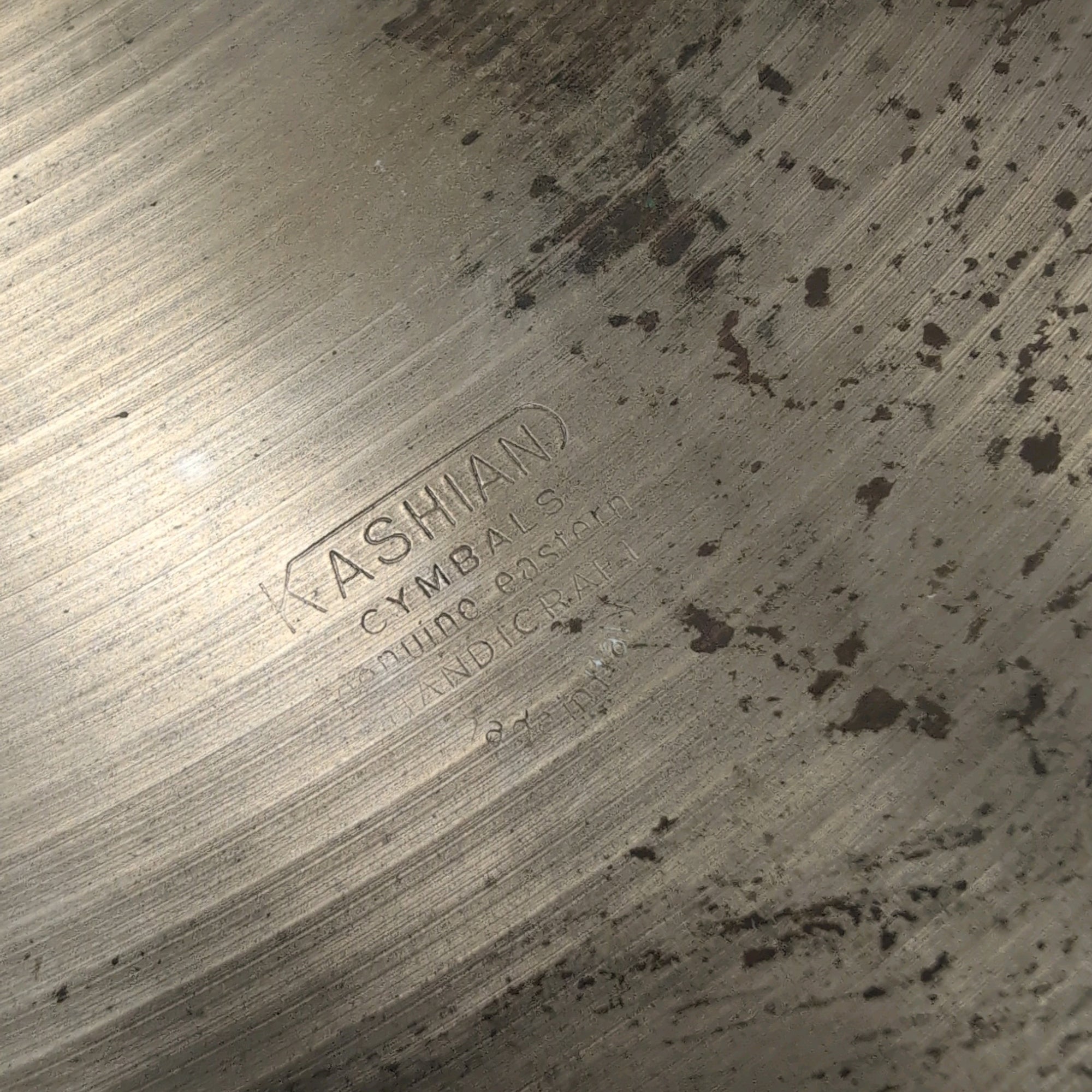 Kashian UFIP 18" Crash Cymbal Vintage 1980's 1600g