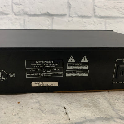 Pioneer GR-560 Home Audio Equalizer 7-Band Stereo