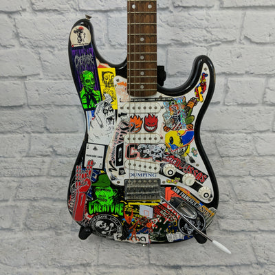 Fender Squier Strat Electric Guitar with Stickers