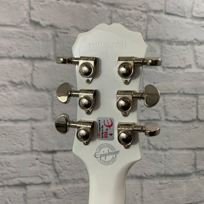 Epiphone Les Paul Studio Electric Guitar Alpine White AS IS