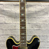 SX Left Handed Semi Hollow Electric Guitar with Case Semi Hollow