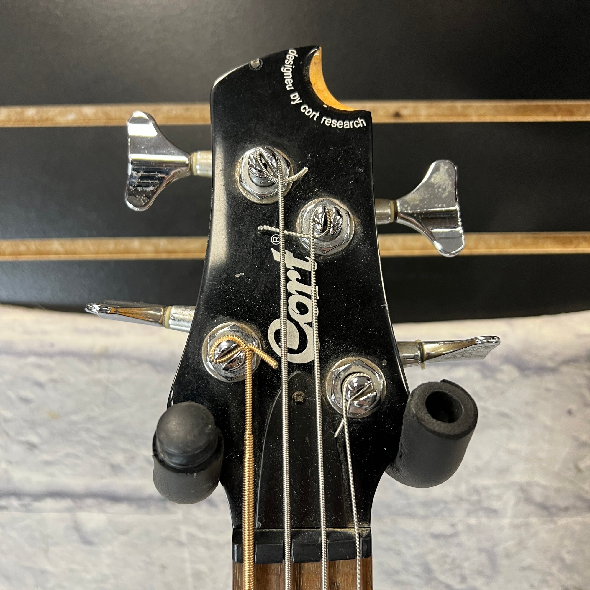 Cort 4 String PJ Bass Transparent Green