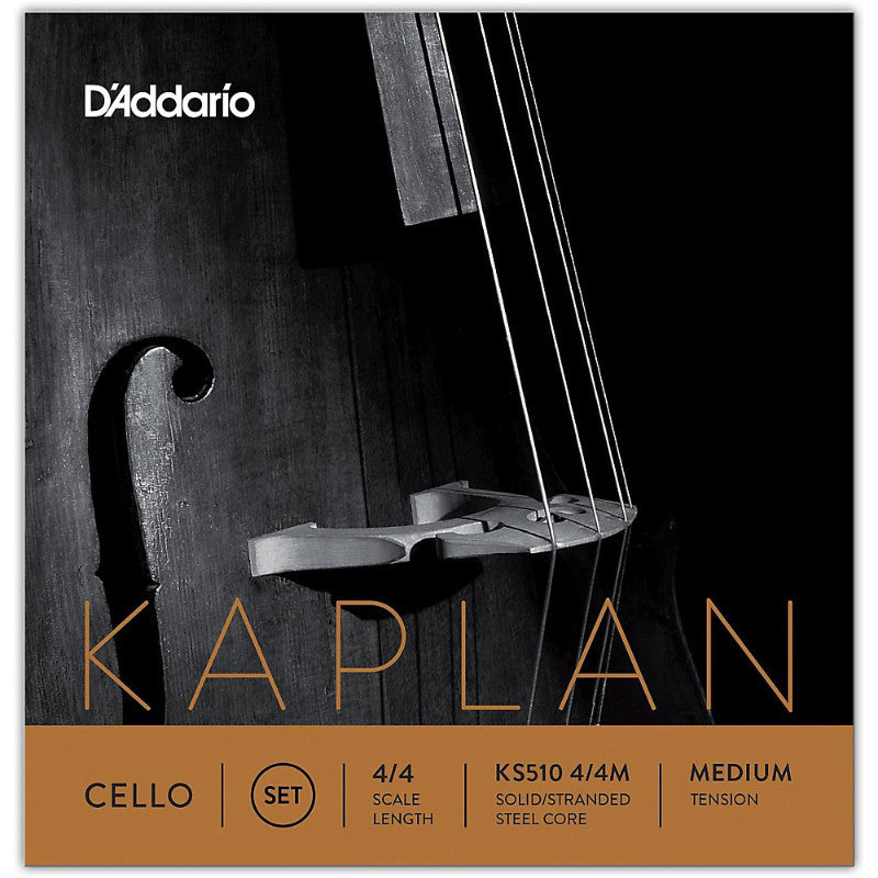 D'Addario Kaplan 4/4 Size Cello Strings 4/4 Size Medium