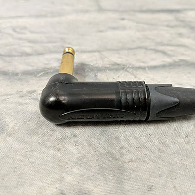 Neutrik 8" Instrument Cable With Right Angle Connectors