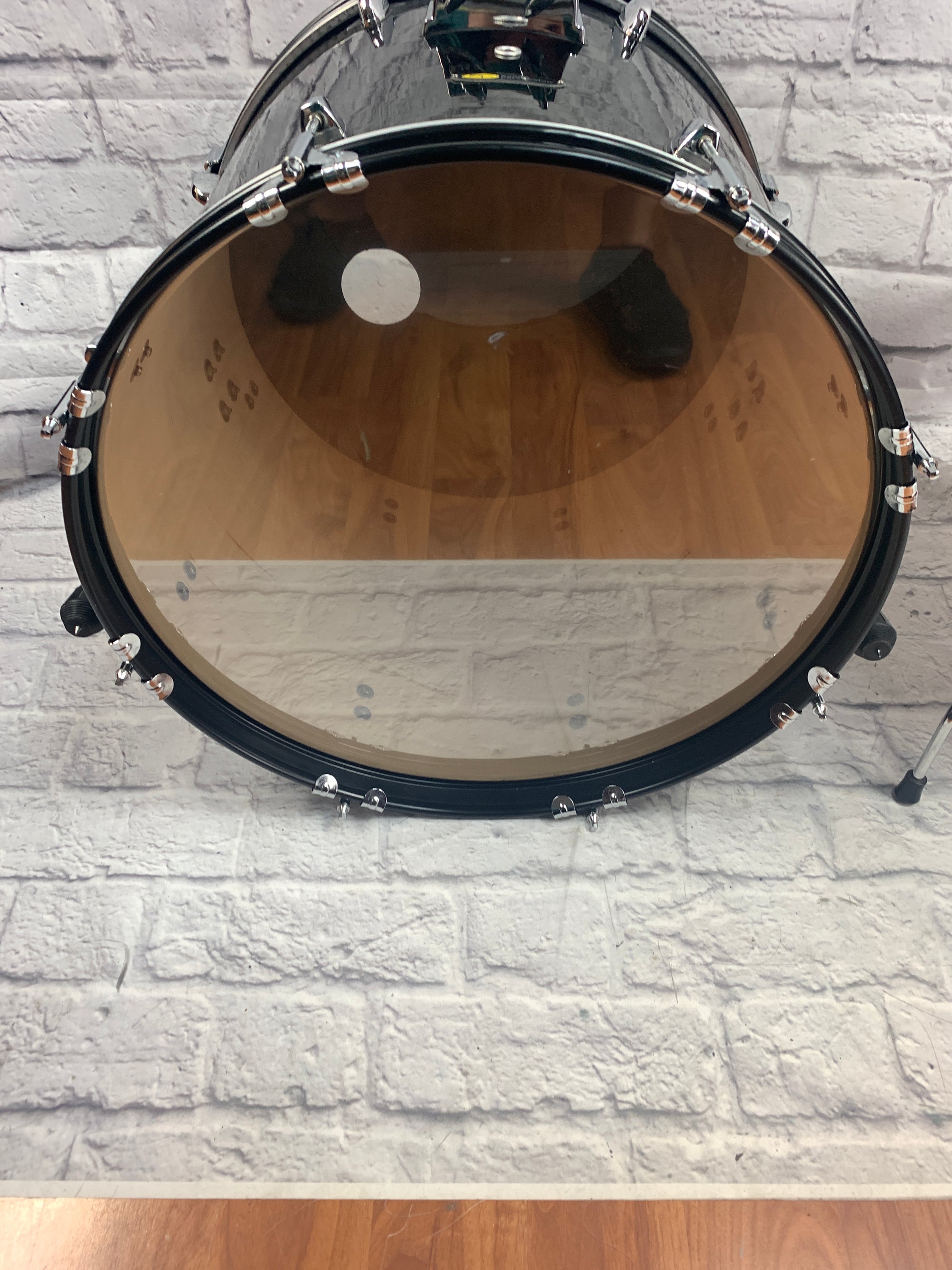 Sound Percussion 4pc Drum Kit Black