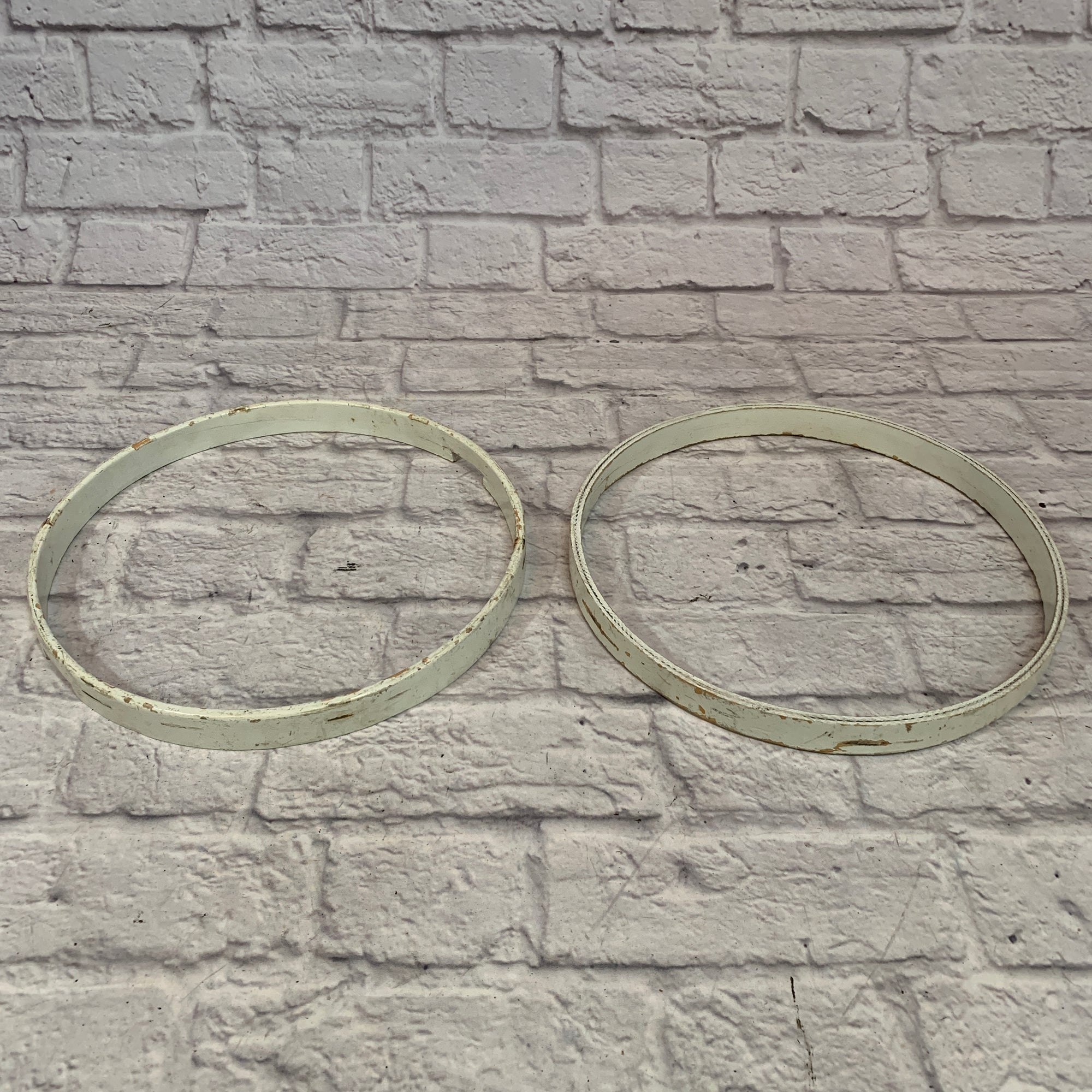 13" Wood Drum Hoop Pair