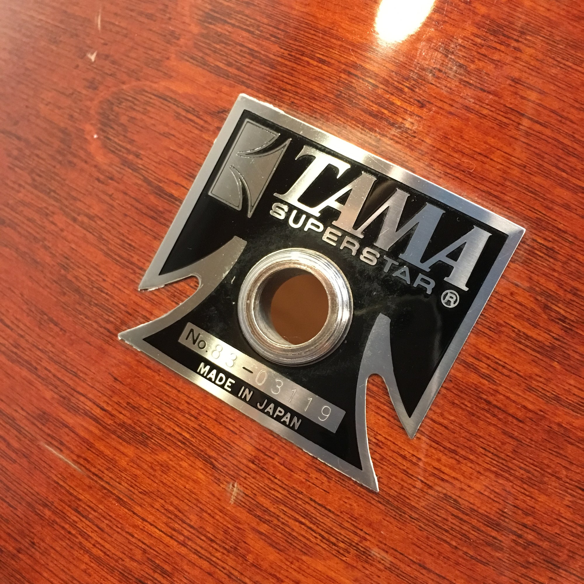 Vintage 1980's Tama Superstar 3 Piece Drum Kit 4 Ply Japanese Birch