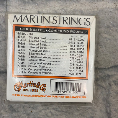 Martin Folk Guitar Silk & Steel 12-string 47-11 Acoustic Guitar Strings