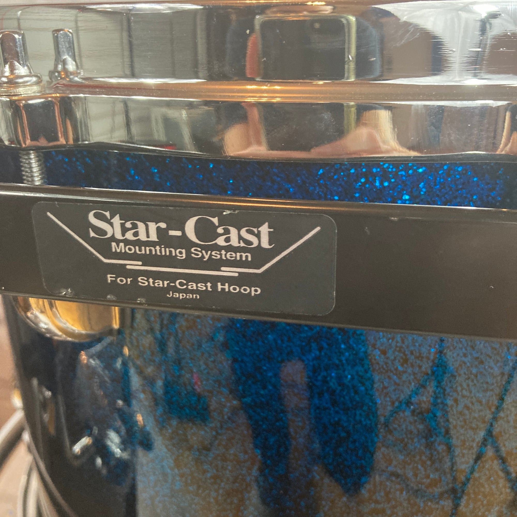 Tama Starclassic Blue Sparkle Birch 3 piece Drum Kit