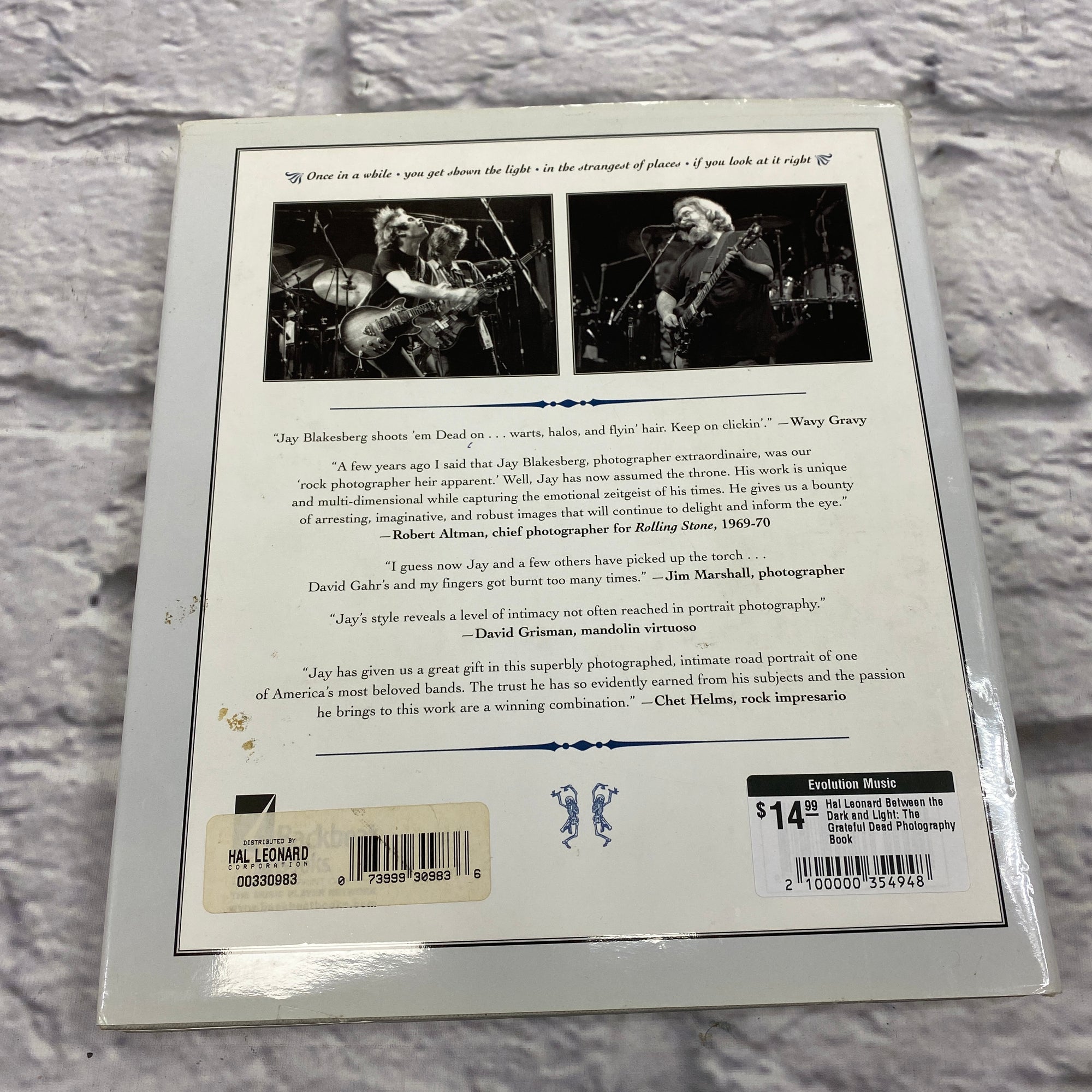 Hal Leonard Between the Dark and Light: The Grateful Dead Photography Book
