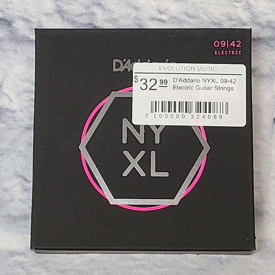 D'Addario NYXL 09-42 Electric Guitar Strings 3 Pack