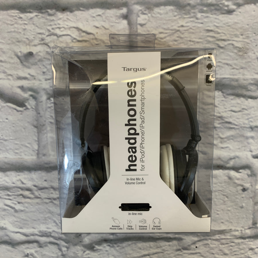 Targus Headphones w/ In-line Mic & Volume Control