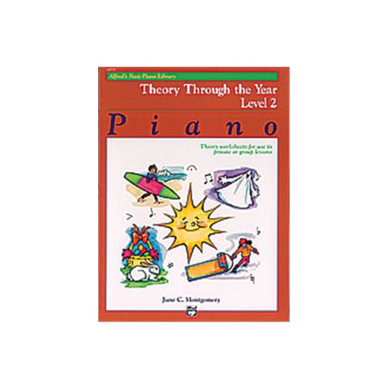 00-14535 Basic Piano Course- Theory Through the Year Book 2 - Music Book