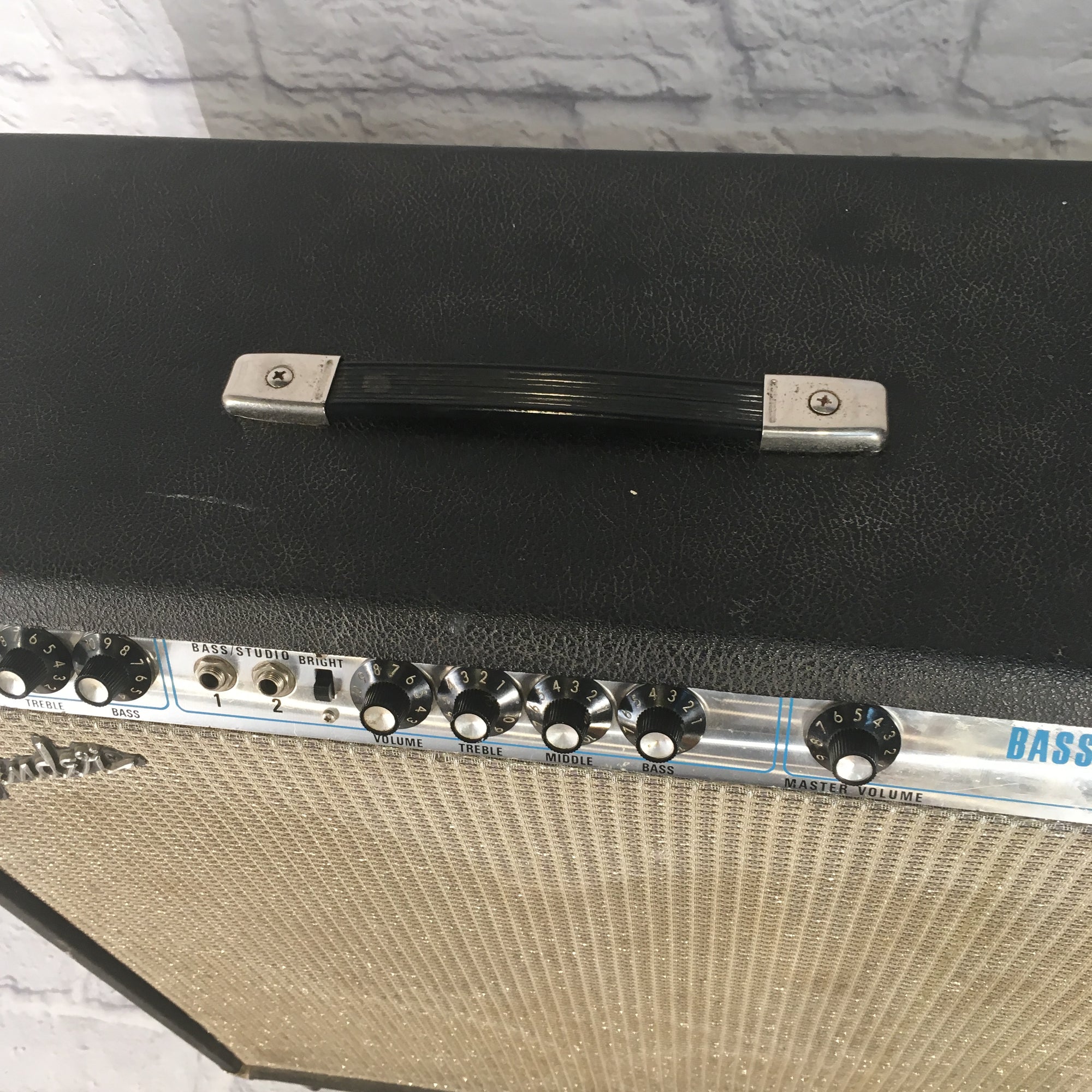 Fender Bassman Ten 50-Watt 4x10 Vintage Silverface Guitar Combo Amp