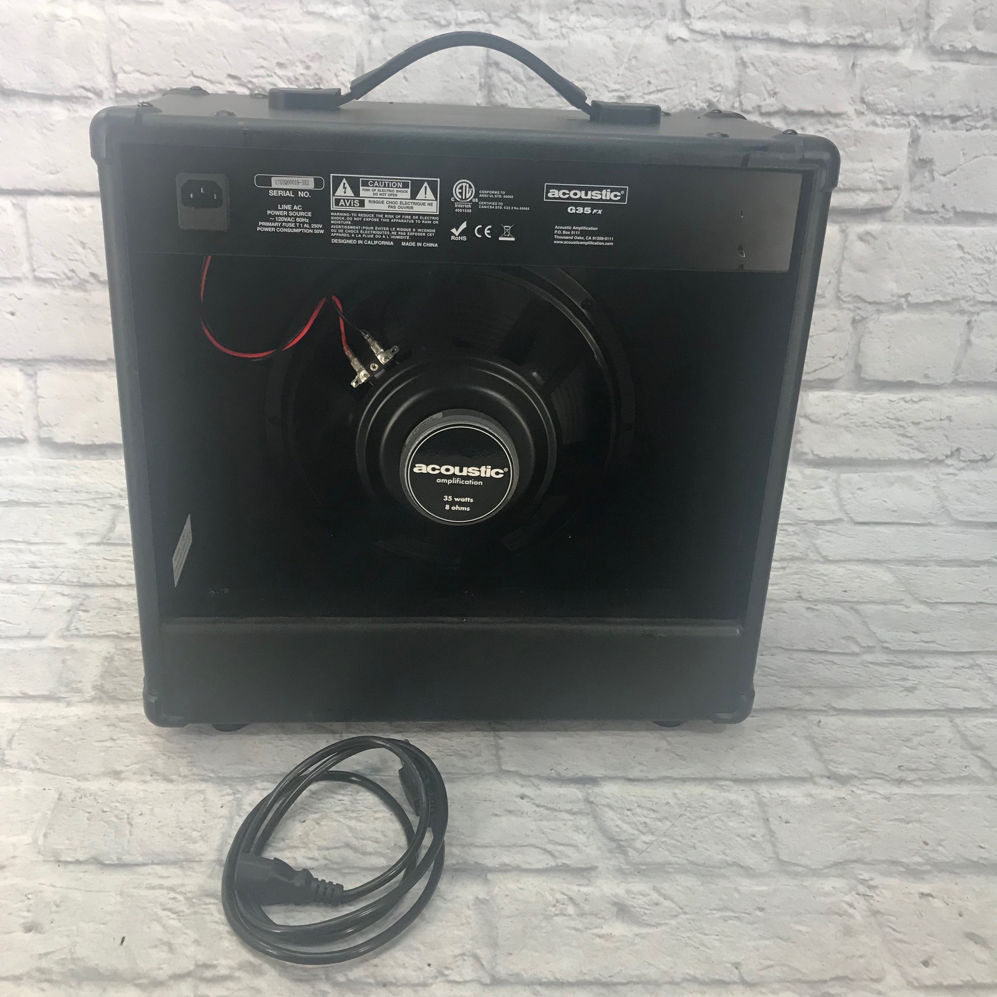 Acoustic Lead Guitar Series G35FX 35W 1x12 Guitar Combo Amplifier