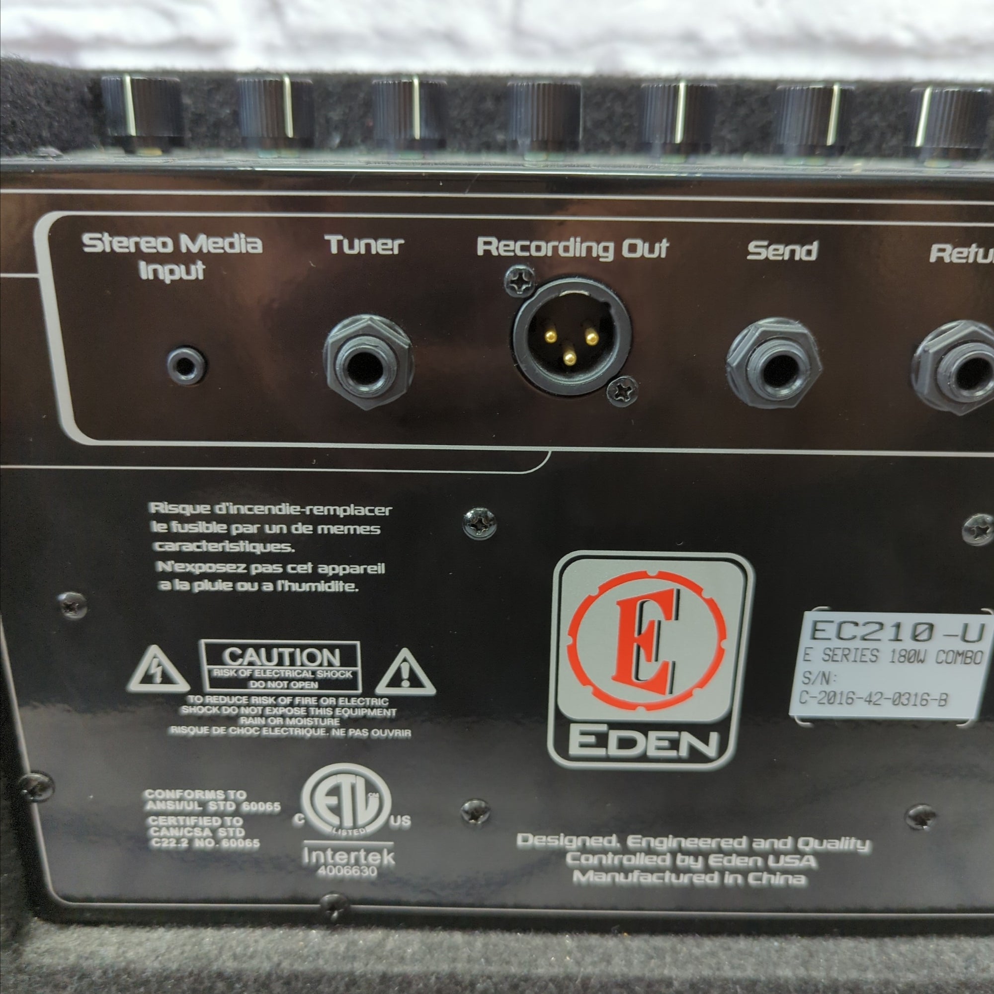 Eden EC210 Bass Guitar Combo Amp