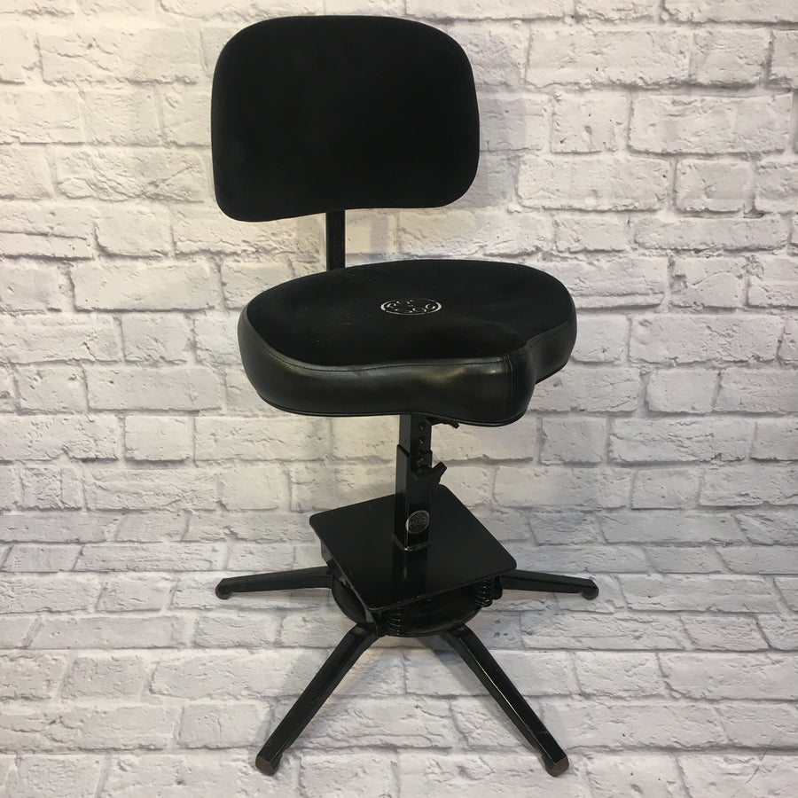 Rok-N-Sok Spring Mounted 5 Leg Drum Throne w/ Back Rest