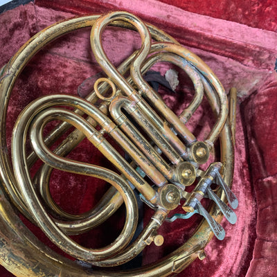 Pan American Vintage Elkhart French Horn w/ Case AS IS