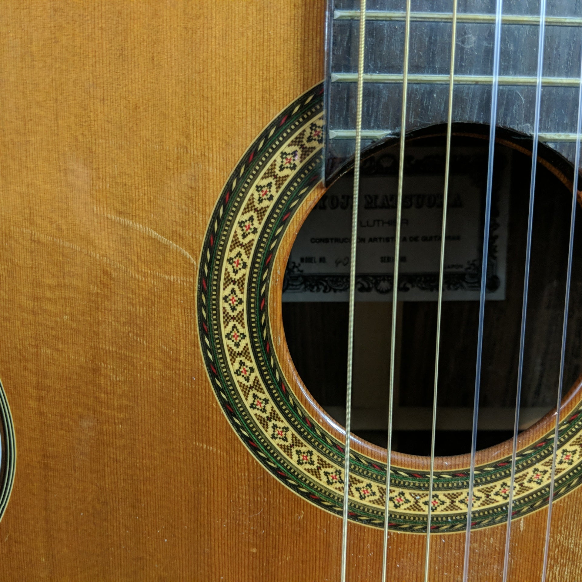 Vintage 1976 Ryoji Matsuoka M40 Classical Guitar