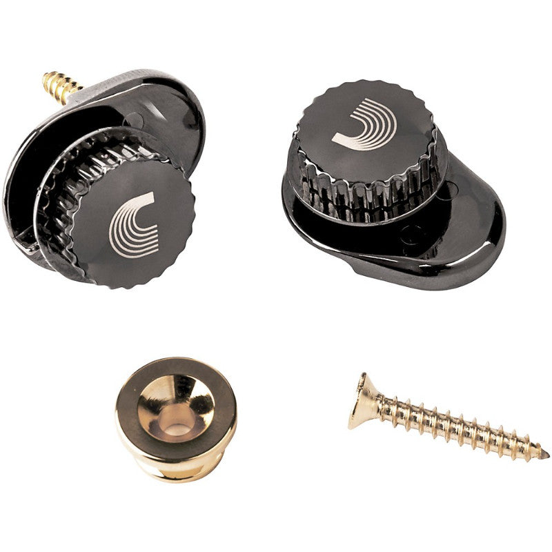 D'Addario Universal Strap Lock System, Gold