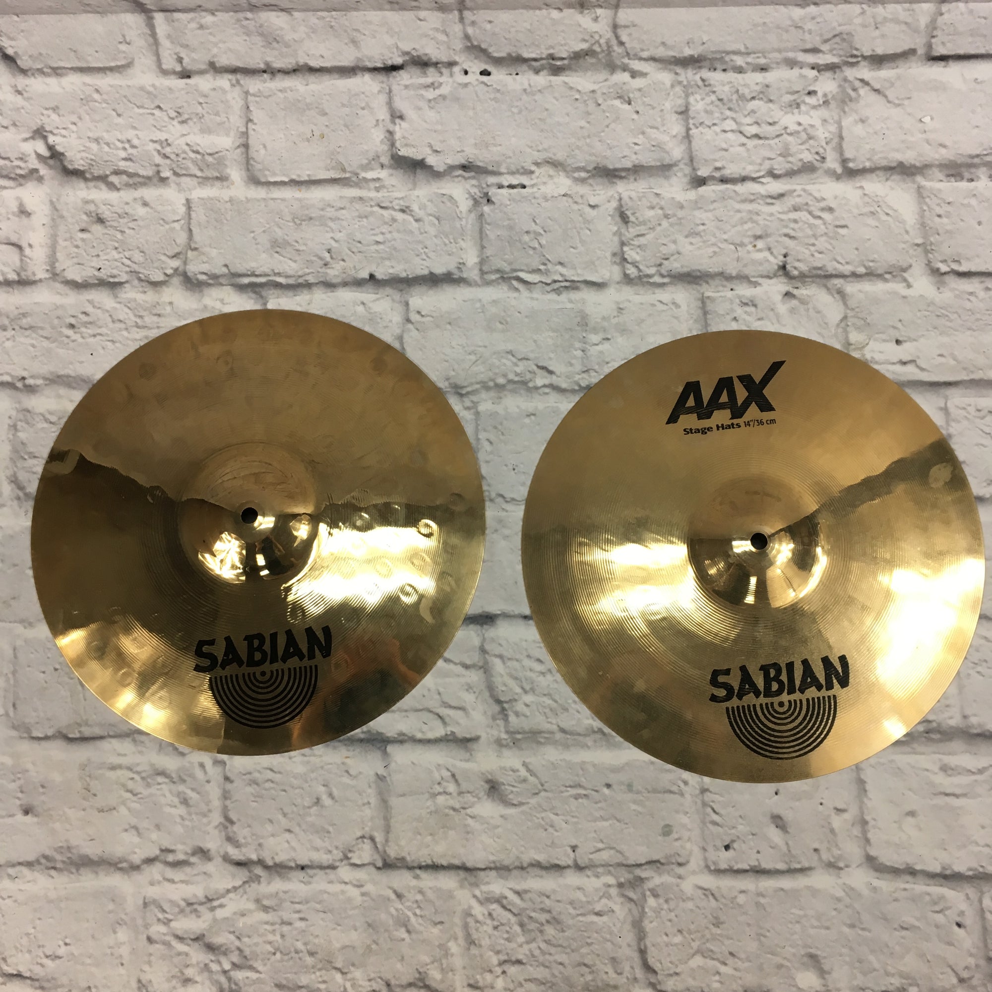 Sabian 14in AAX Stage Hi Hat Cymbal Pair