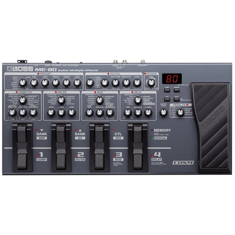 Boss ME-80 Guitar Multi Effect Processor Pedal