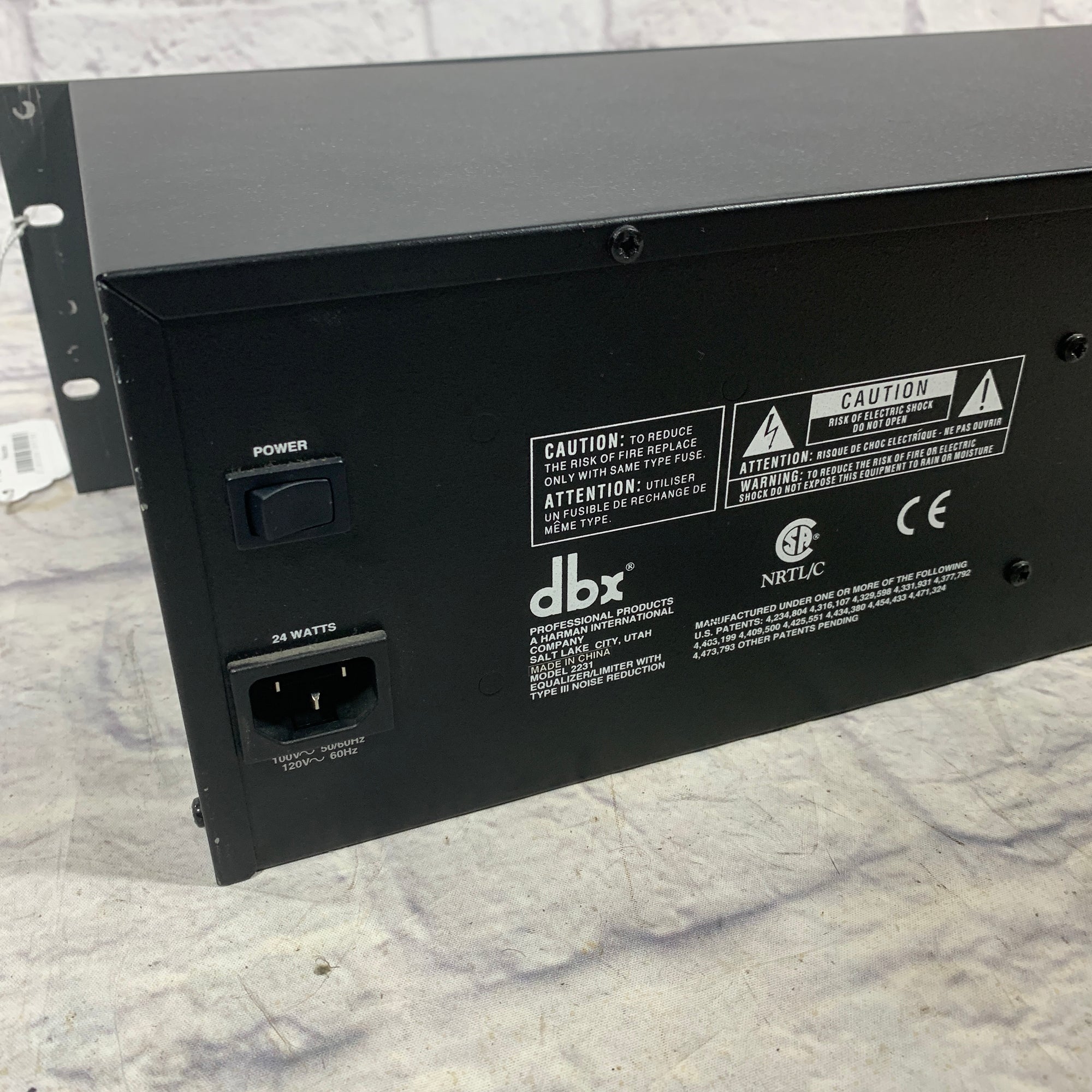 DBX 2231 EQ w/ Type III Noise Reduction