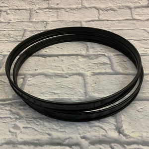 16" Metal Drum Hoop Pair Black