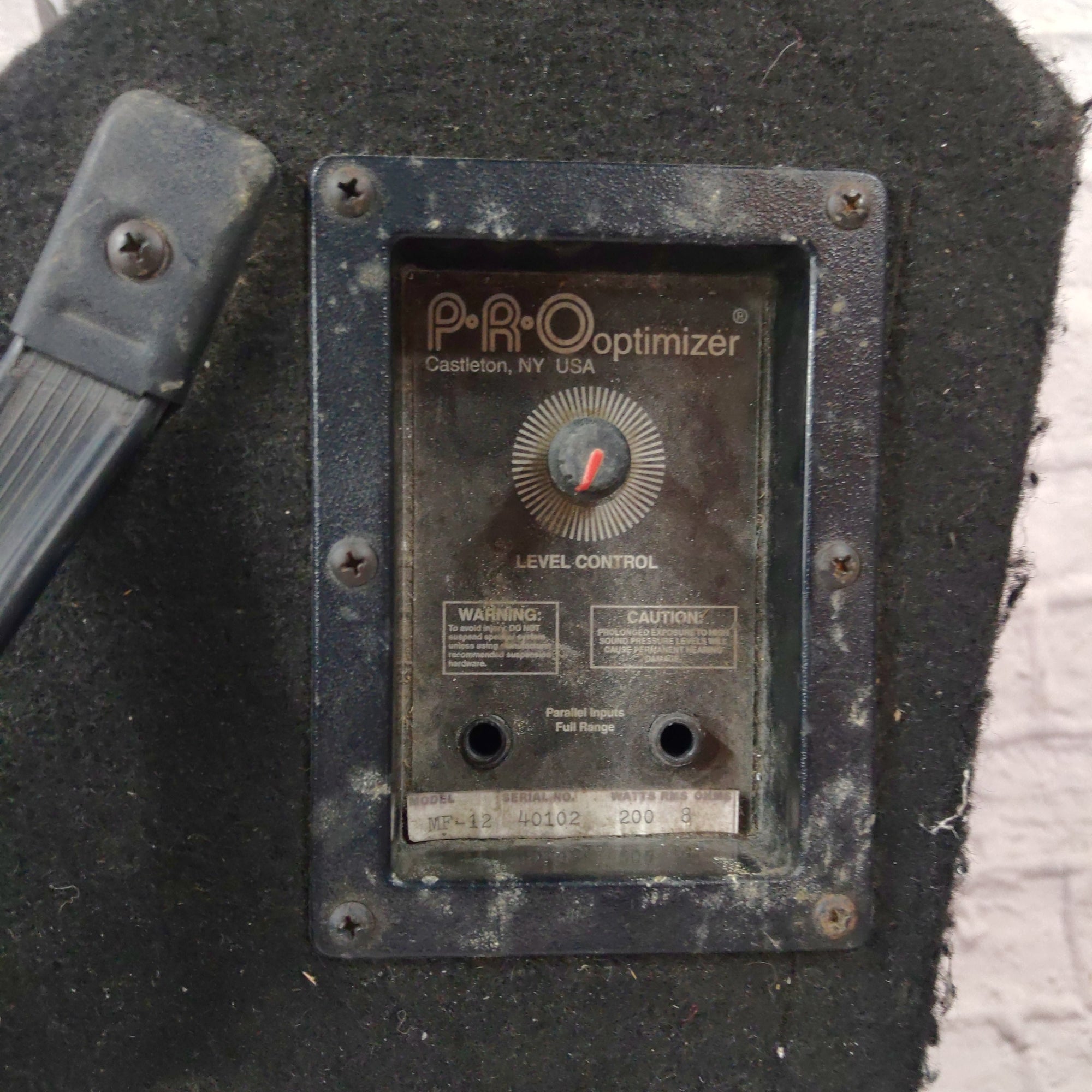 PRO Optimizer 12 inch 2 way wedge monitor Passive Speaker