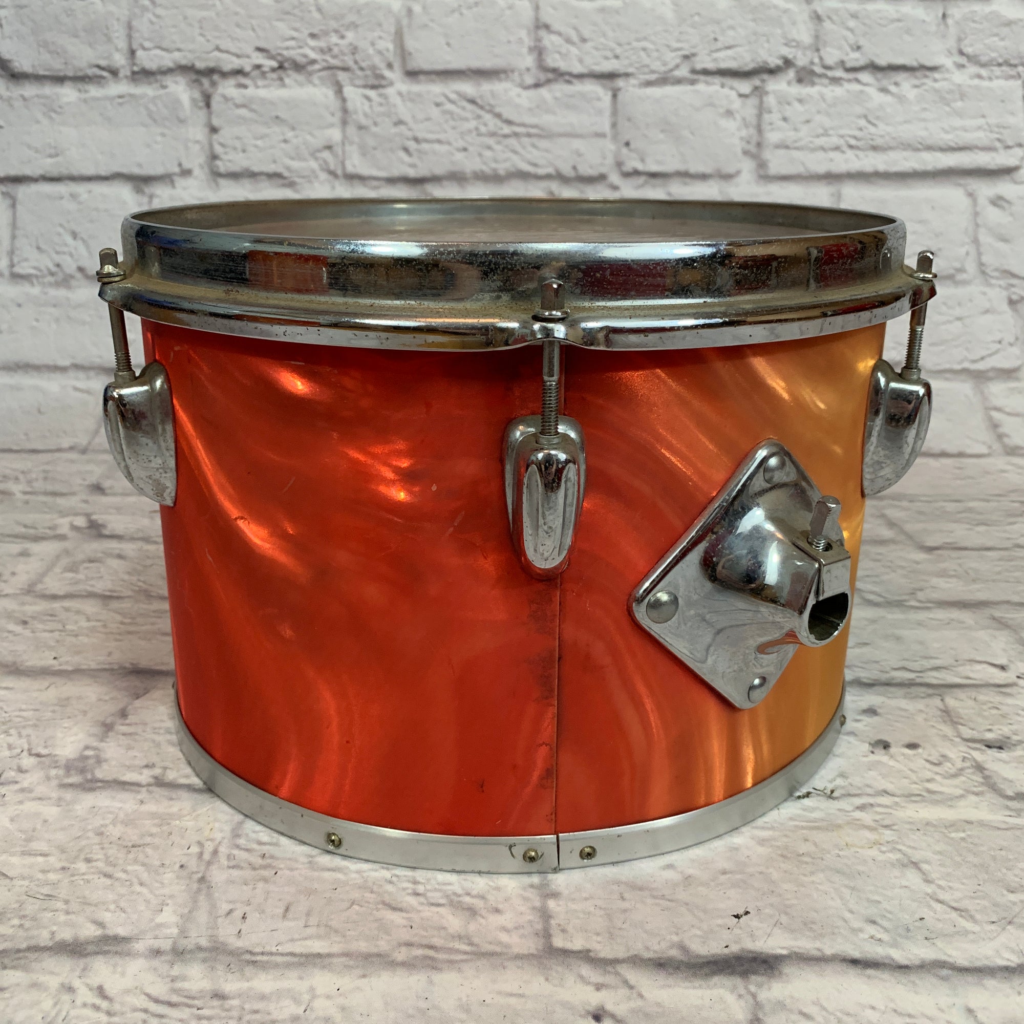Slingerland 4-Piece Drum Kit Red Satin Flame 1960's