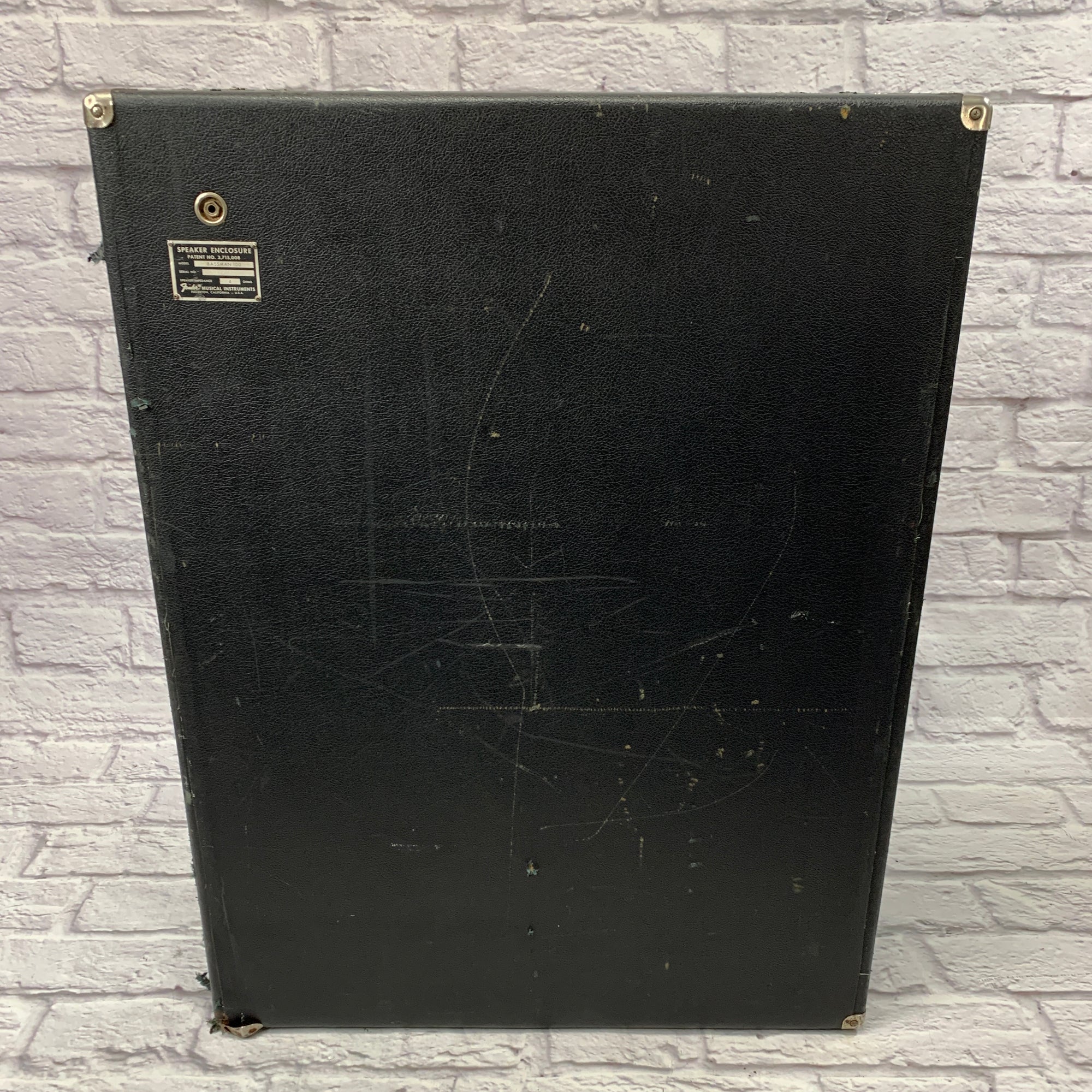 1960s Fender Bassman 412 Pyramid Speaker Cabinet