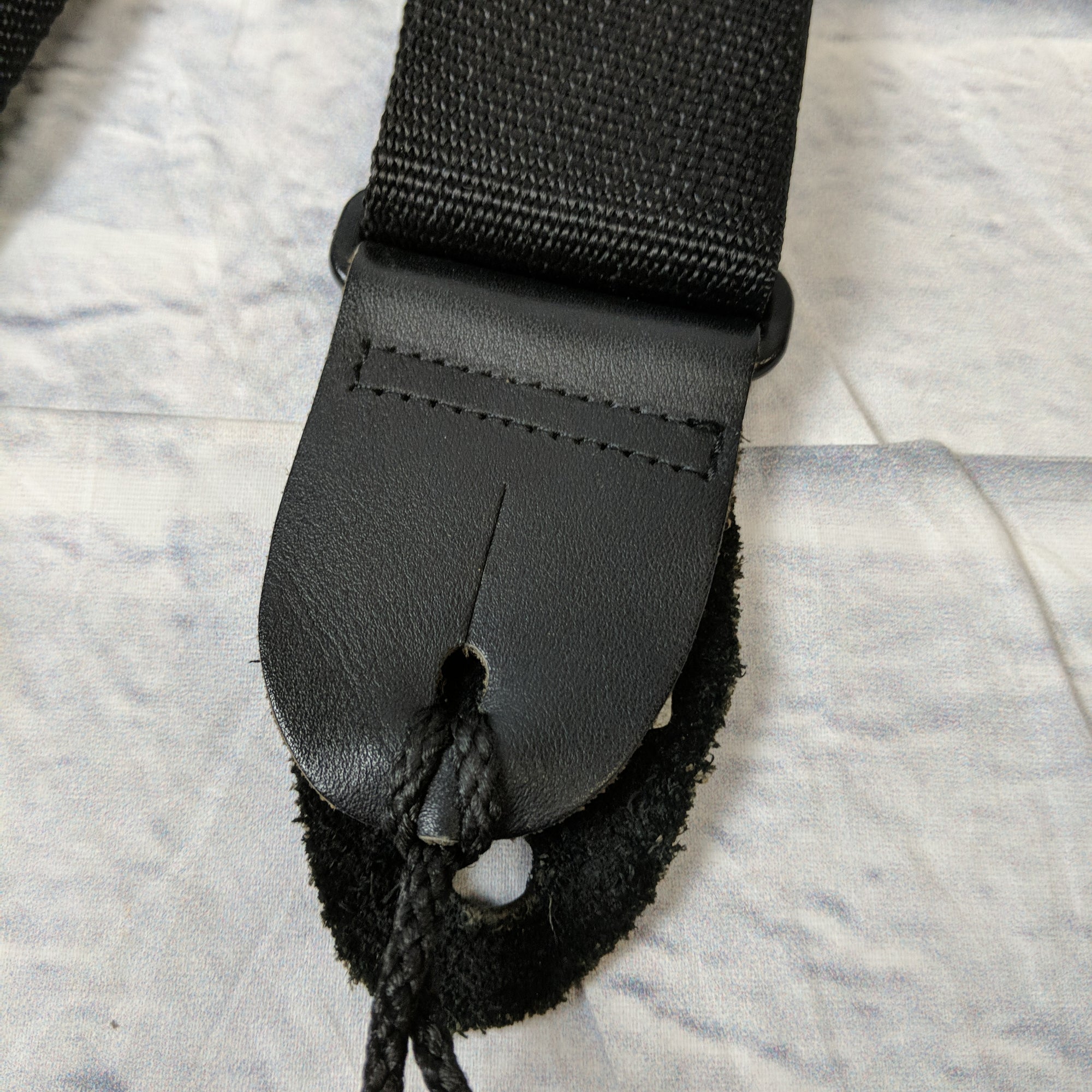 No Name poly guitar strap black