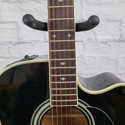 Takamine EF341C Acoustic Guitar (Black)