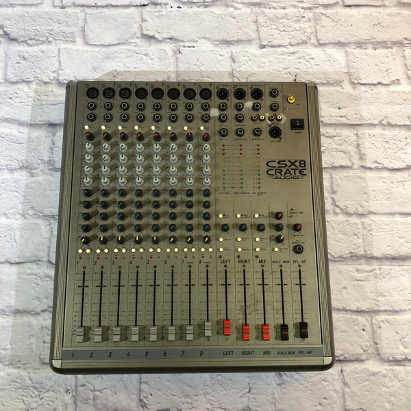 Crate CS86 8 Channel Passive Mixer - Evolution Music
