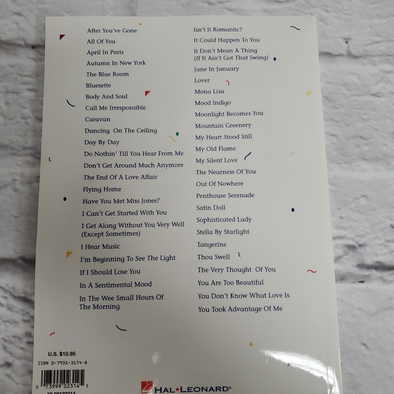 Ez Play Today #61 Jazz Standards for Organ, Piano & Electronic Keyboards