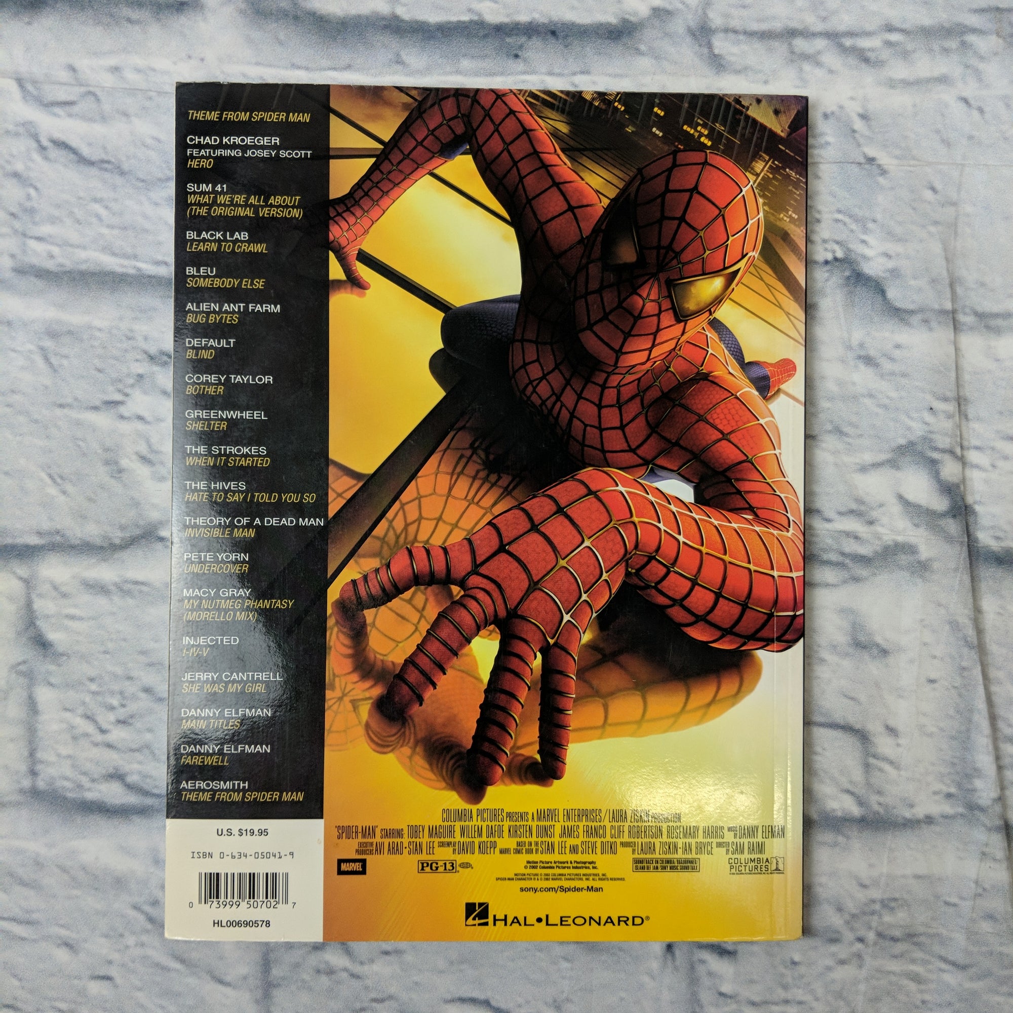 Music From And Inspired By Spider Man Guitar Tab - Evolution Music
