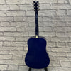 Suzuki SDG-10DB Dreadnought Acoustic Guitar Blue