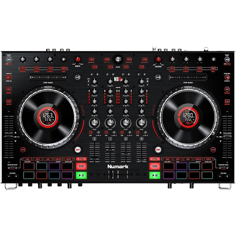 Numark NS6II 4 Channel USB DJ Controller with Software