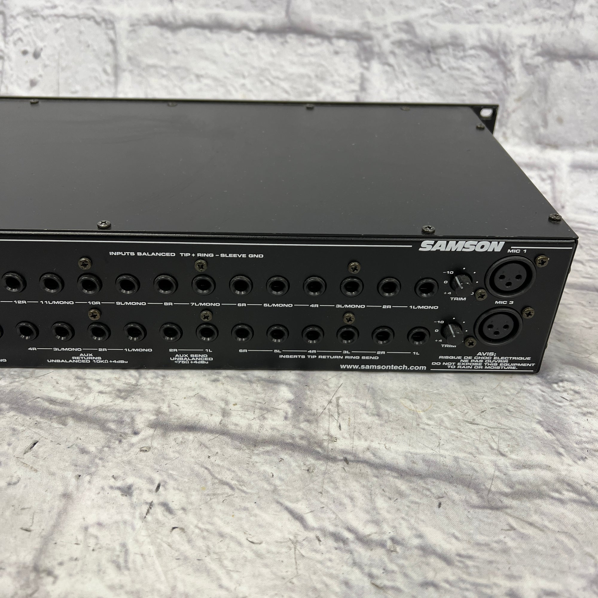 Samson PL1602 Rack Mixer