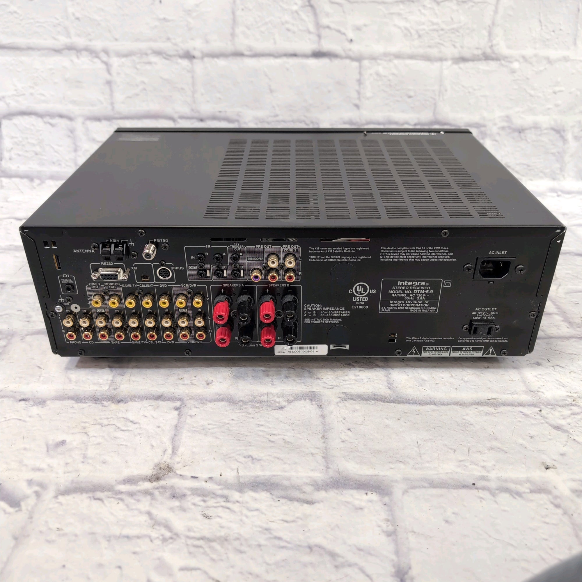 Integra DTM 5.9 (100W/Ch) Home Audio Stereo Receiver