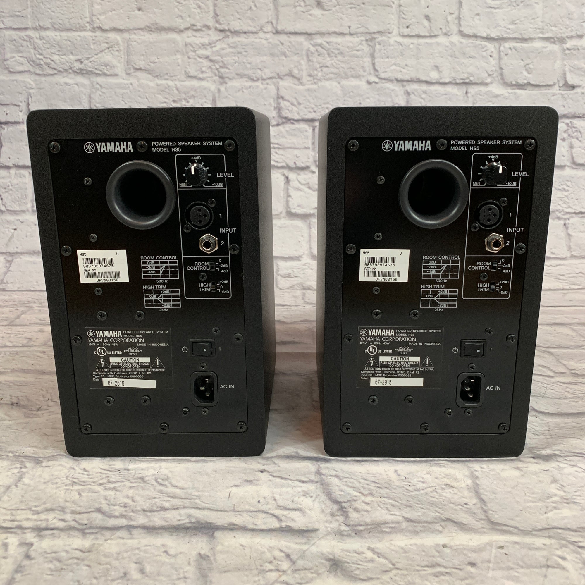 Yamaha HS5 Studio Monitor Pair