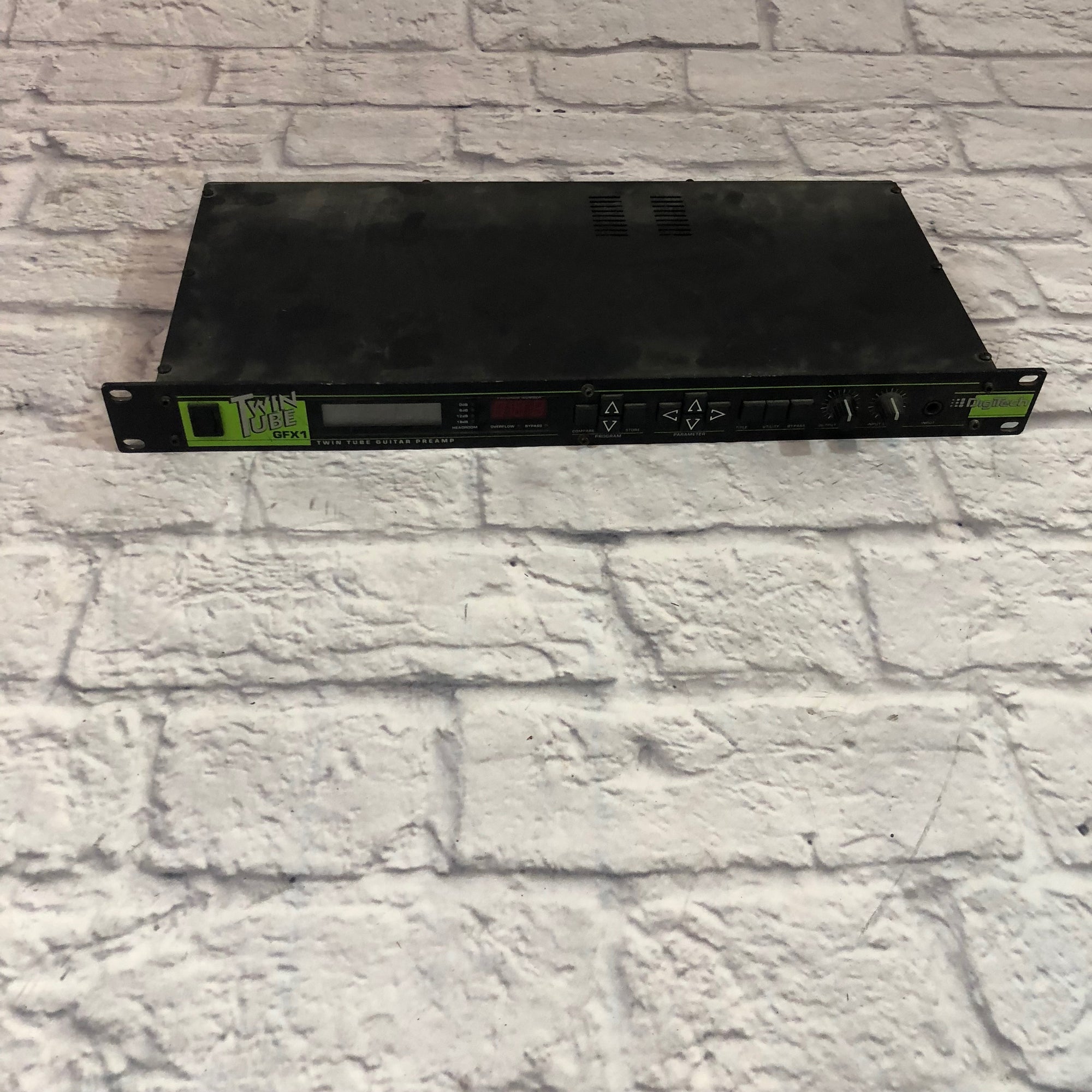 DigiTech GFX1 Twin Tube Rack Guitar Preamp and Effects Unit Evolution