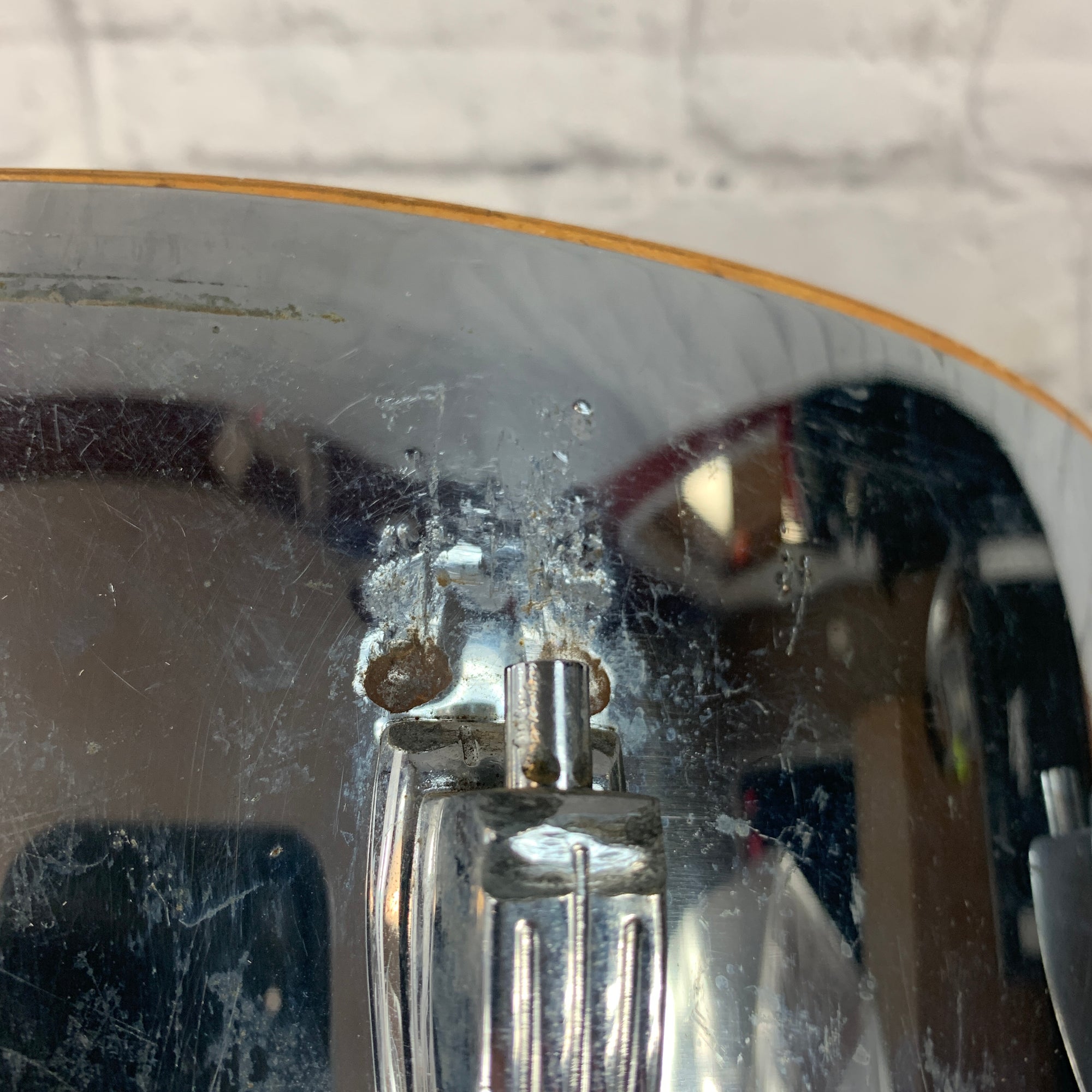 Ludwig Blue and Olive Badge Marching Snare Shell Project