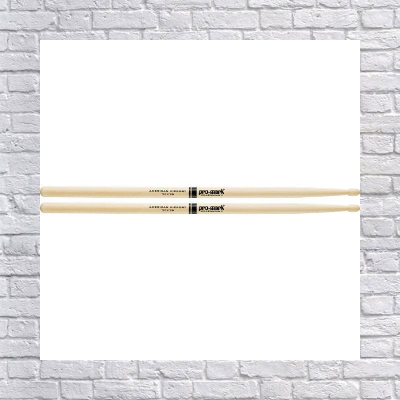 Promark American Hickory Drumsticks Wood TX747BW
