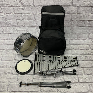 Pearl Student Snare & Bell Kit w/ Rolling Case